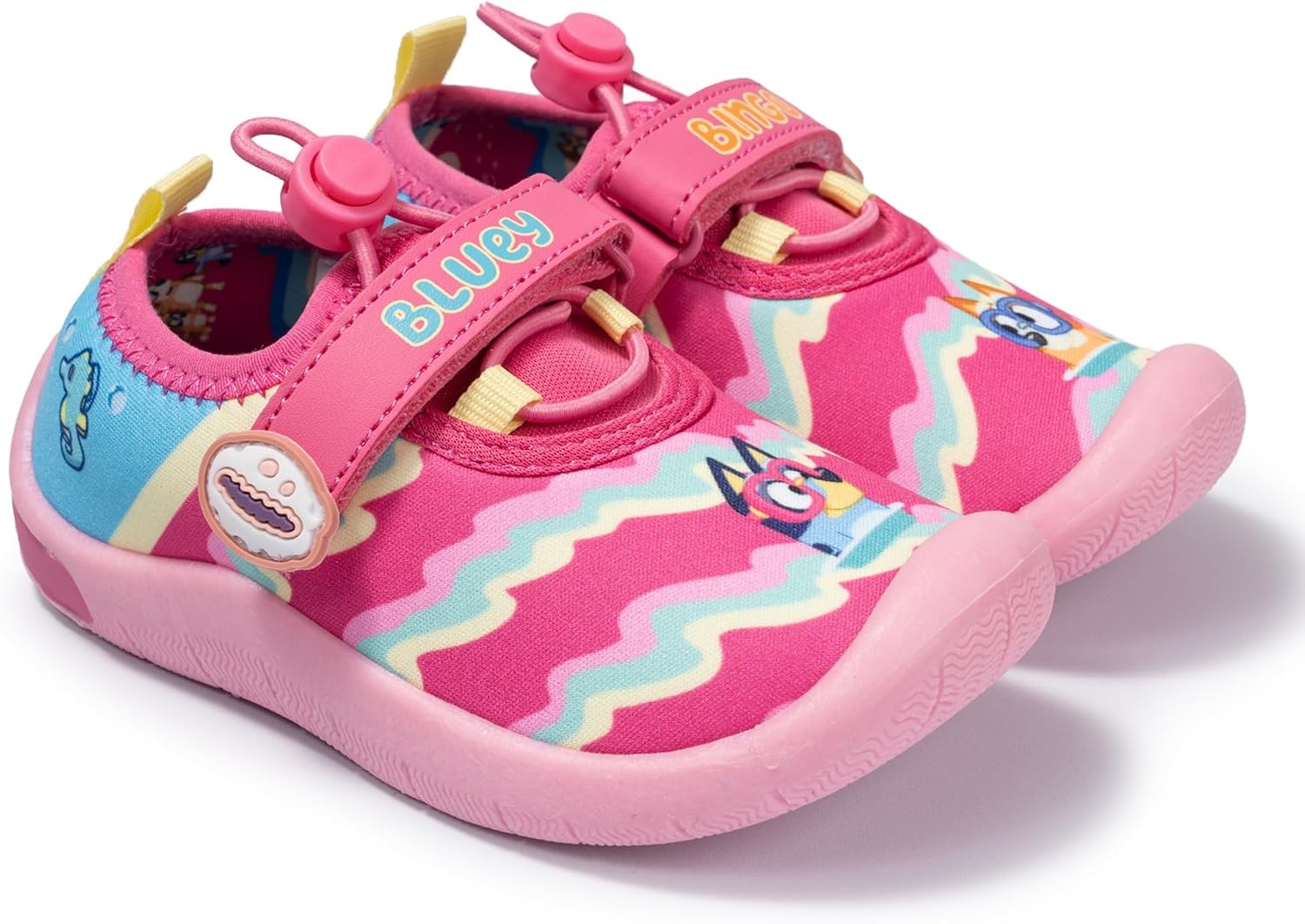 image:imageBluey Water Shoes and Bingo Aqua Sock for Toddler Boys Fashion Foot Protection for WaterPink