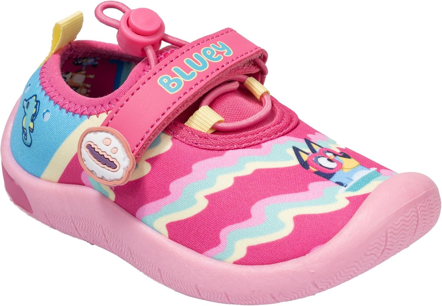 image:imageBluey Water Shoes and Bingo Aqua Sock for Toddler Boys Fashion Foot Protection for WaterPink