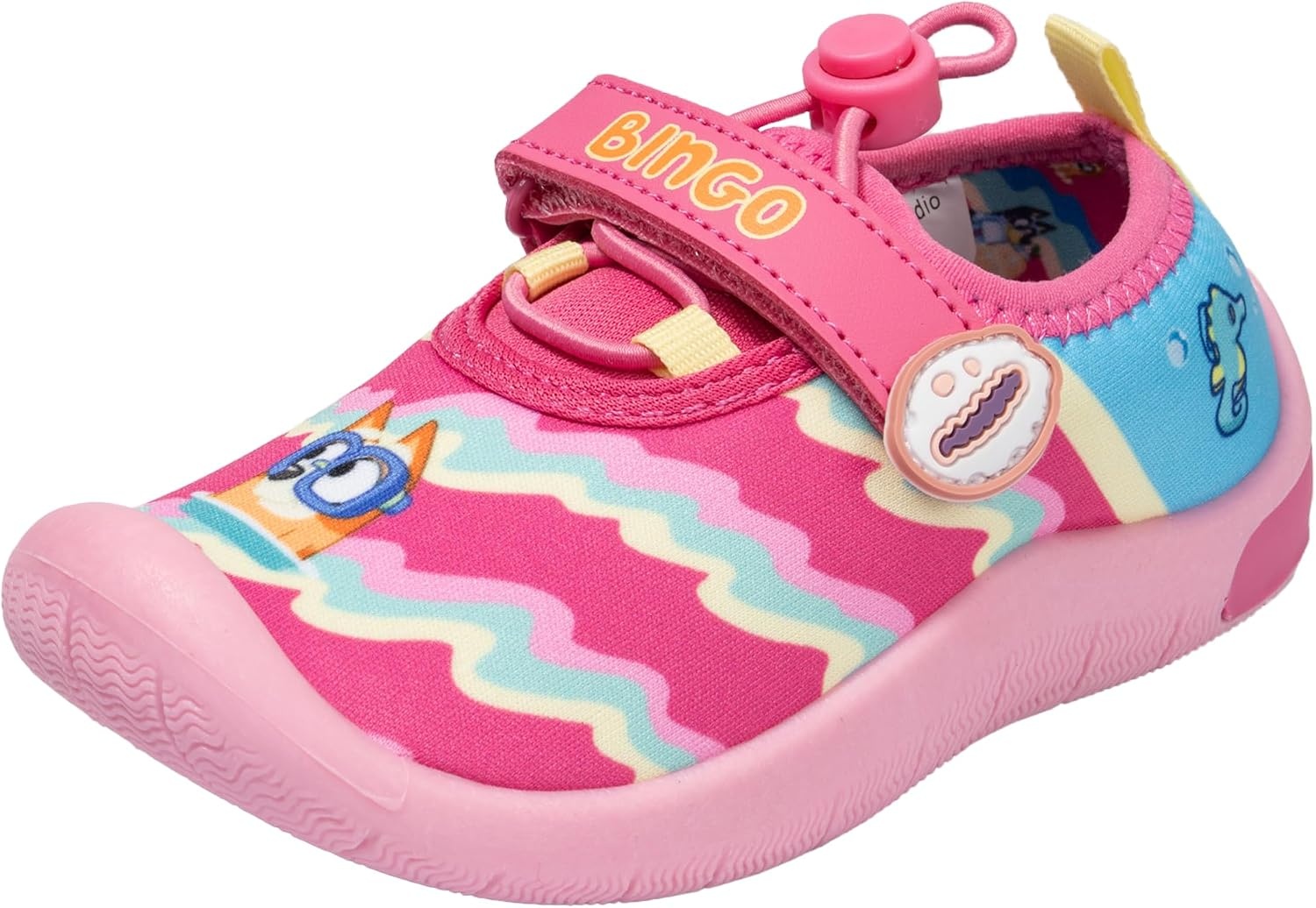 image:imageBluey Water Shoes and Bingo Aqua Sock for Toddler Boys Fashion Foot Protection for WaterPink