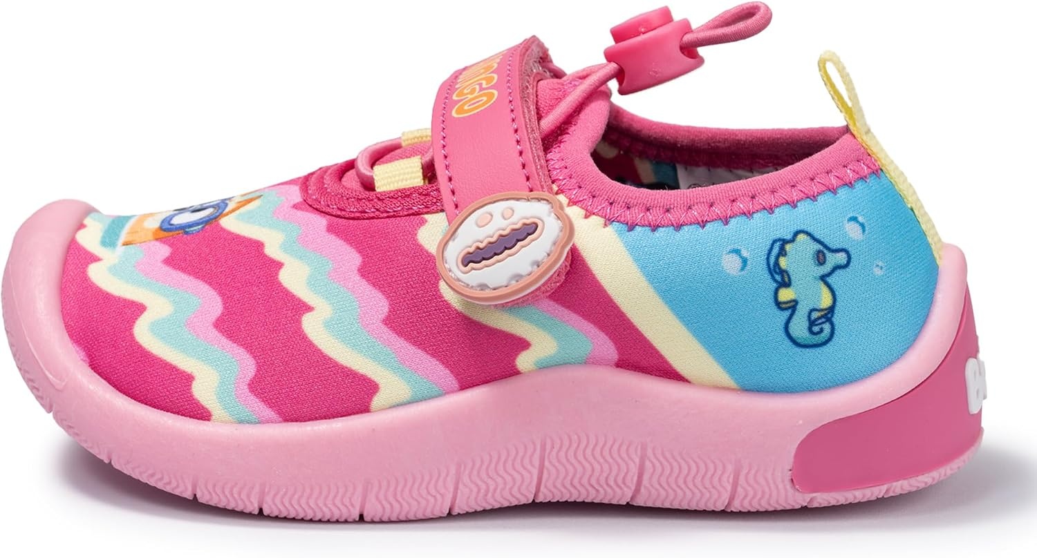 image:imageBluey Water Shoes and Bingo Aqua Sock for Toddler Boys Fashion Foot Protection for WaterPink