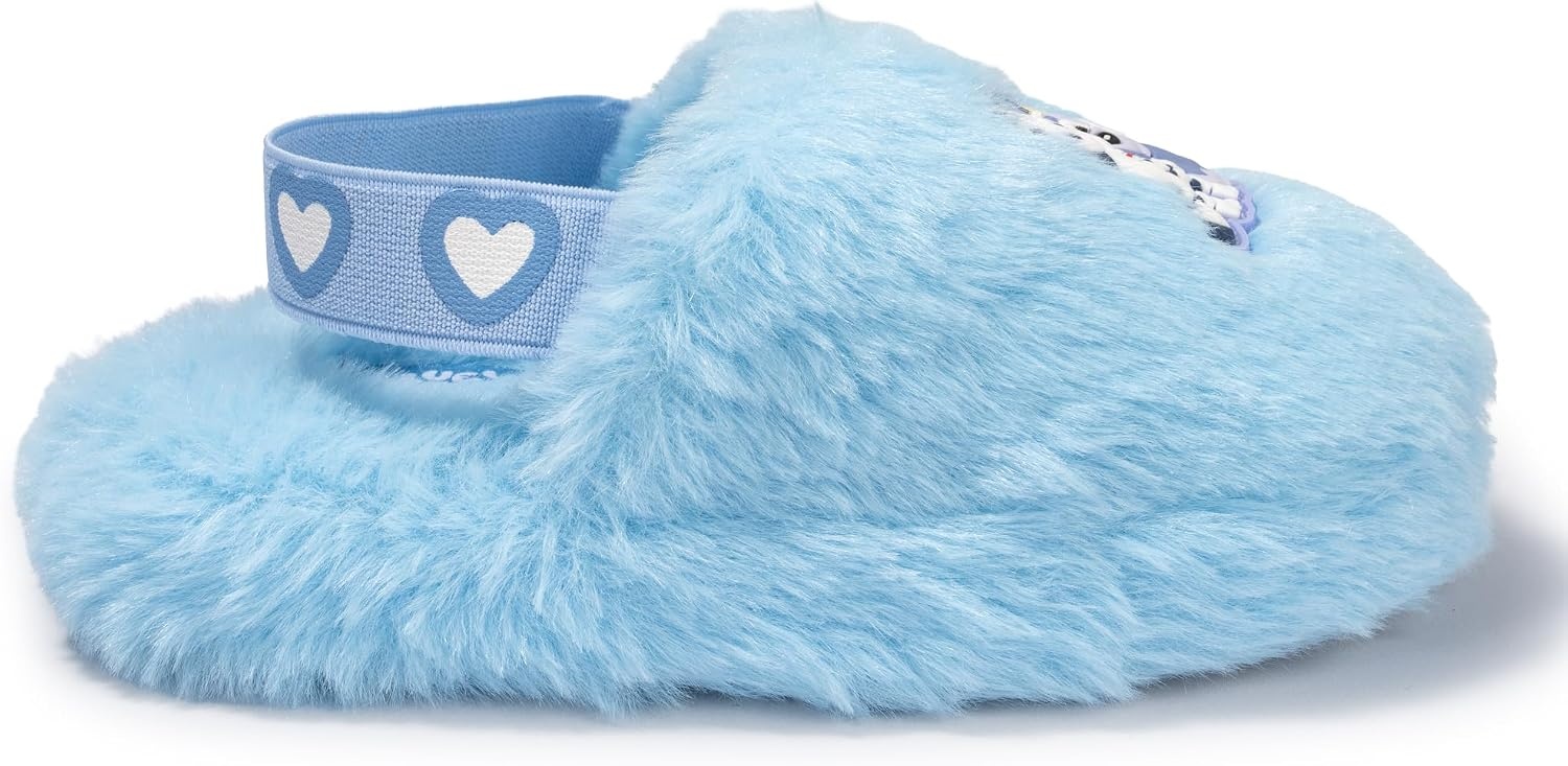 image:imageBluey amp Bingo Furry Slippers for Toddlers Officially Licensed House Shoes for boys and girlsBlue