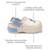 Bluey Officially Licensed Kids Clogs – Lightweight Slip-On Sandals with Back Strap, Water Shoes for Toddlers & Children(White)
