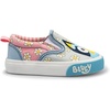 Bluey Shoes for Kids, Slip On Toddler Sneakers for Boys and Girls(Pink/Blue)