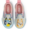 Bluey Shoes for Kids, Slip On Toddler Sneakers for Boys and Girls(Pink/Blue)