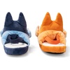 Bluey and Bingo Slippers for Kids, Fluffy Toddler House Shoes(Blue)