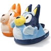 Bluey and Bingo Slippers for Kids, Fluffy Toddler House Shoes(Blue)