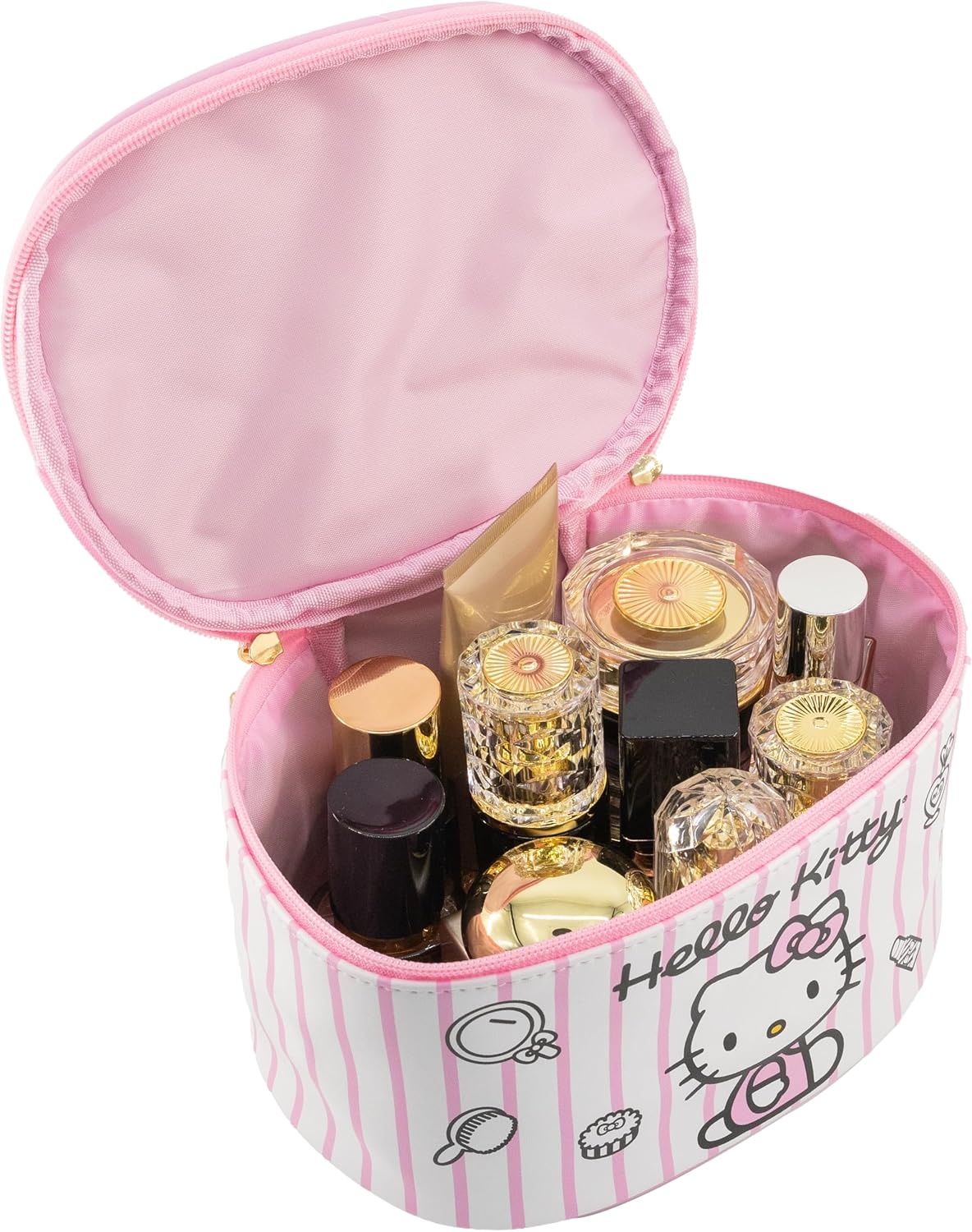 image:imageBluey Makeup Bag Makeup Organizer Travel Toiletry Bag for Women amp Girls Cute Cosmetic Bag Train Case for Kids Travel Bag Toiletry Bag for Women Make up Storage Ages 3Hello Kitty