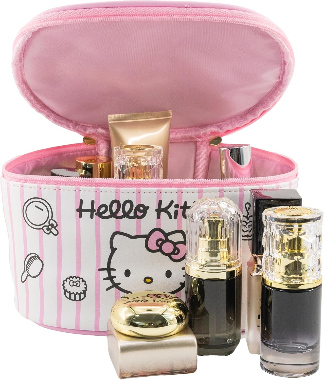 image:imageBluey Makeup Bag Makeup Organizer Travel Toiletry Bag for Women amp Girls Cute Cosmetic Bag Train Case for Kids Travel Bag Toiletry Bag for Women Make up Storage Ages 3Hello Kitty