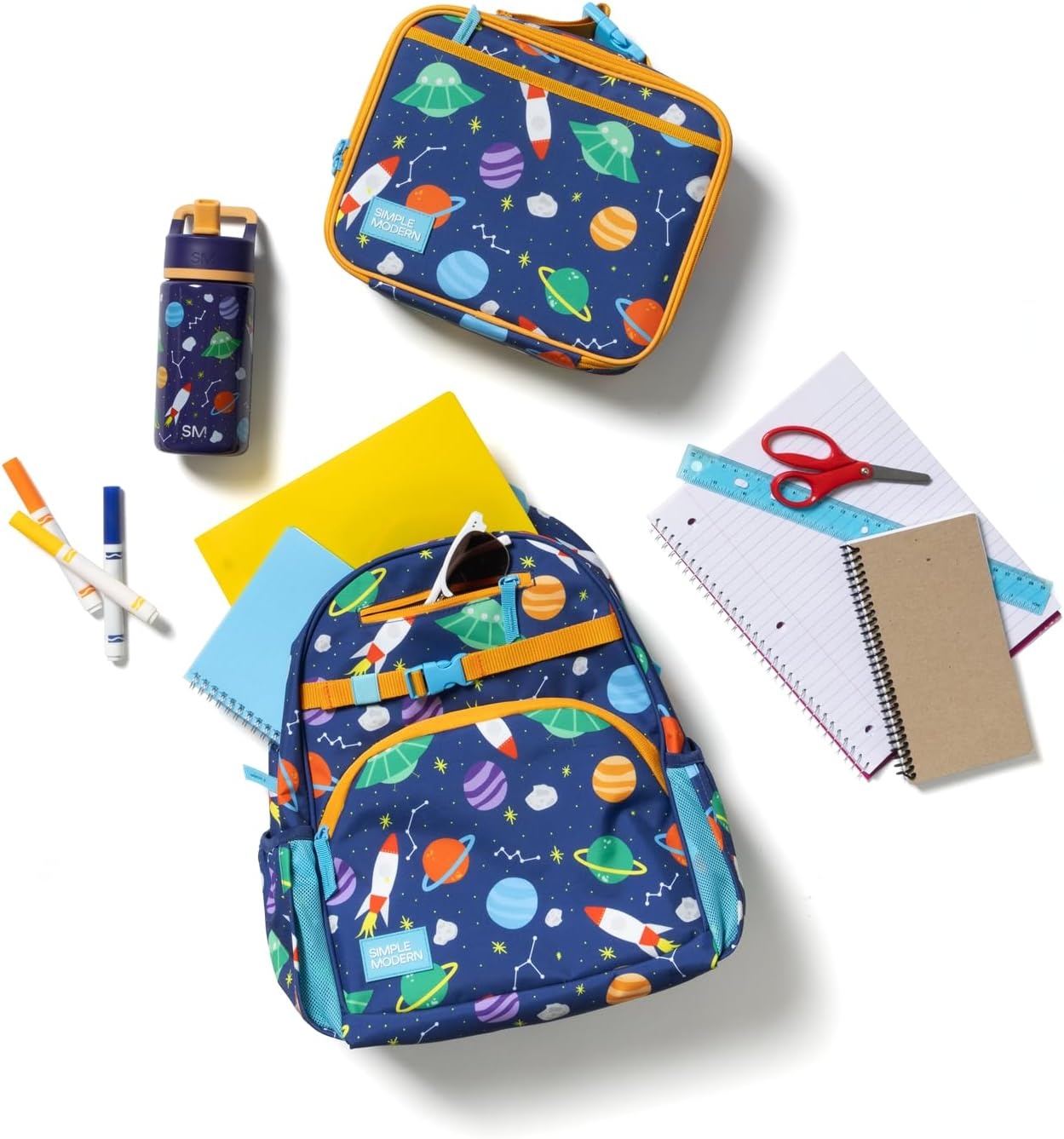 image:imageSimple Modern Medium Bluey Toddler Backpack for School Girls and Boys Kindergarten Elementary Kids Backpack Fletcher Collection Kids 15 tall Bluey SkyDisney Tropical Stitch