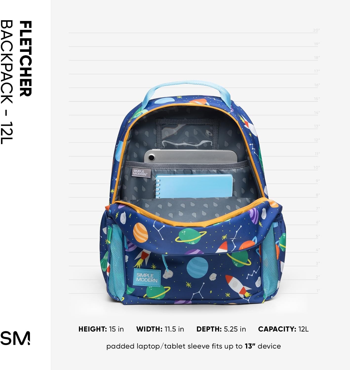 image:imageSimple Modern Medium Bluey Toddler Backpack for School Girls and Boys Kindergarten Elementary Kids Backpack Fletcher Collection Kids 15 tall Bluey SkyPaw Patrol Outdoor Adventures