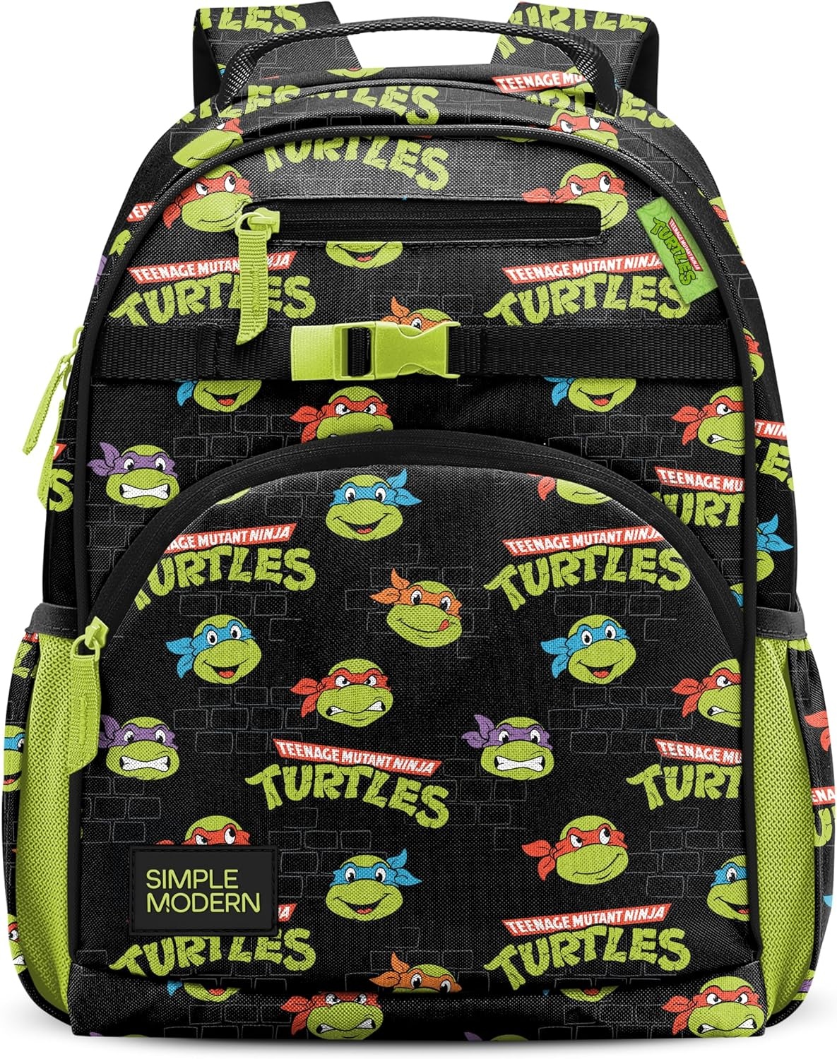image:imageSimple Modern Medium Bluey Toddler Backpack for School Girls and Boys Kindergarten Elementary Kids Backpack Fletcher Collection Kids 15 tall Bluey SkyTmnt Turtles Unite