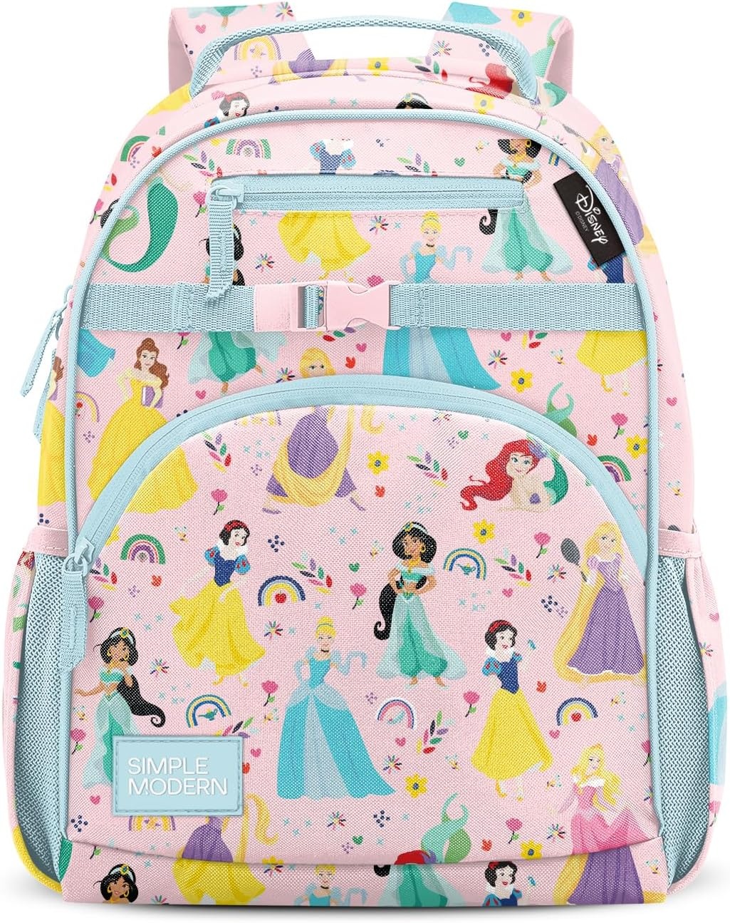 image:imageSimple Modern Medium Bluey Toddler Backpack for School Girls and Boys Kindergarten Elementary Kids Backpack Fletcher Collection Kids 15 tall Bluey SkyDisney Princess Rainbows