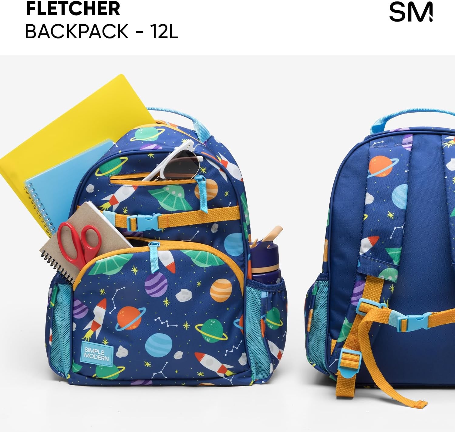 image:imageSimple Modern Medium Bluey Toddler Backpack for School Girls and Boys Kindergarten Elementary Kids Backpack Fletcher Collection Kids 15 tall Bluey SkyMarvel Go Spidey Go