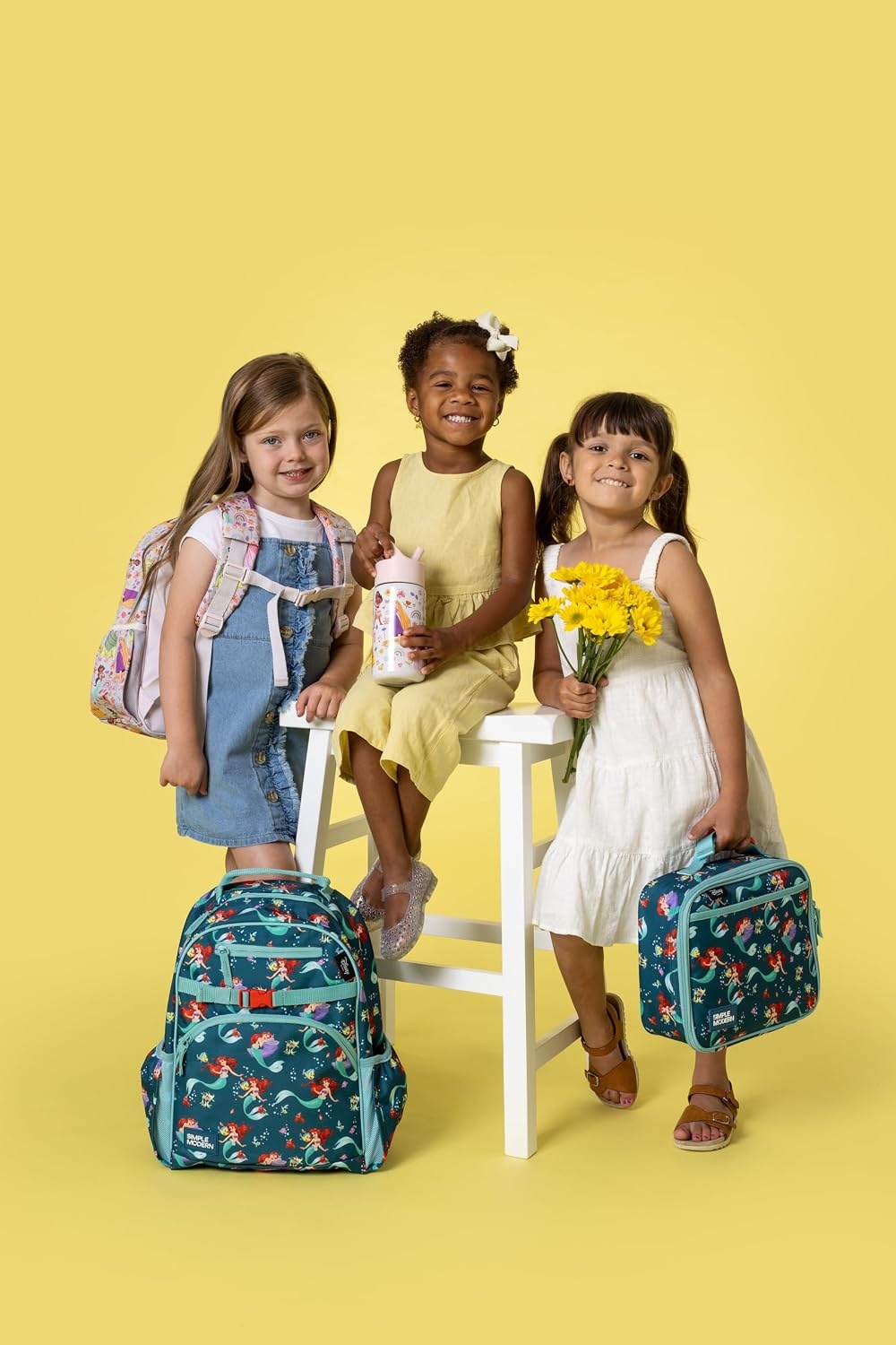 image:imageSimple Modern Medium Bluey Toddler Backpack for School Girls and Boys Kindergarten Elementary Kids Backpack Fletcher Collection Kids 15 tall Bluey SkyDisney Ariels Day Dream