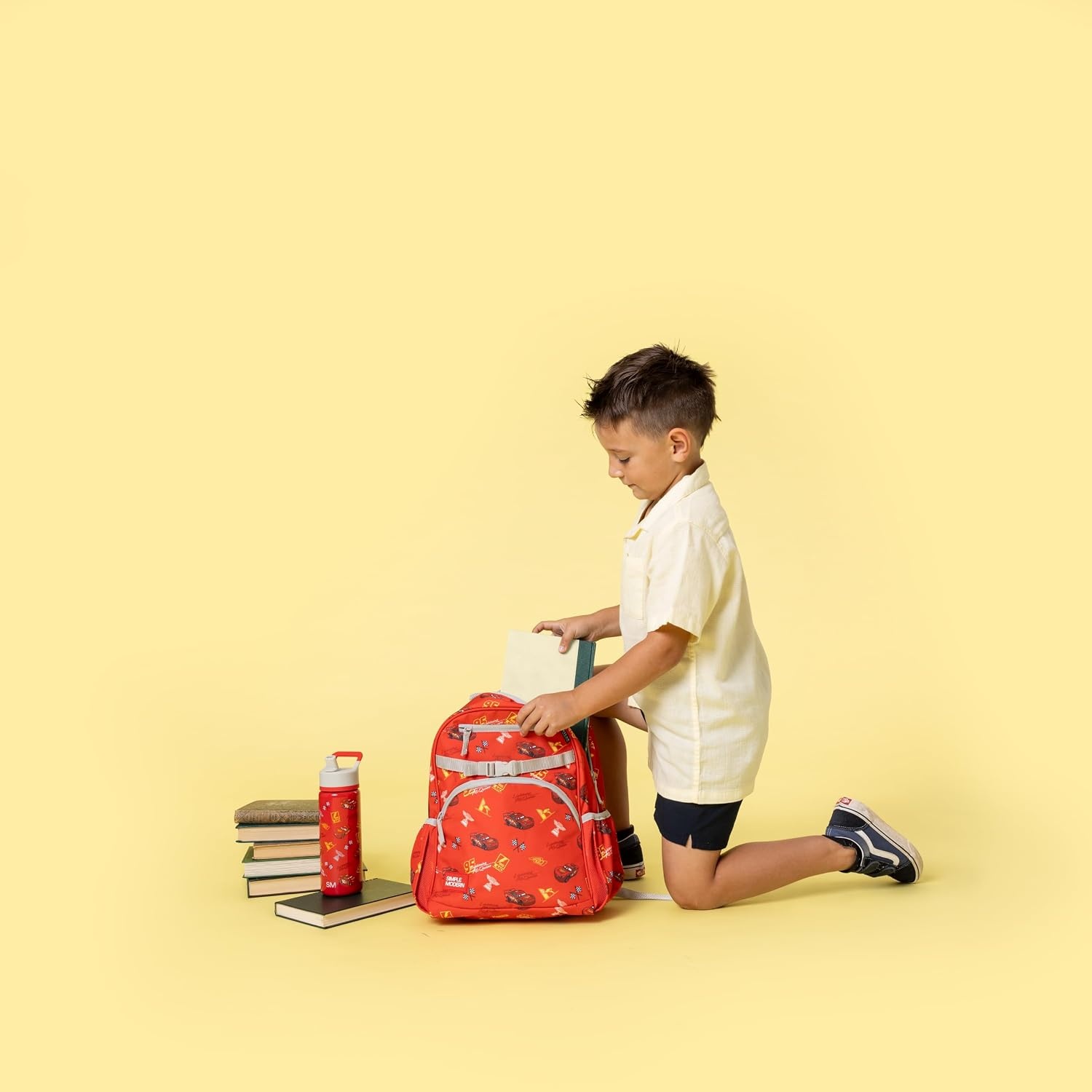 image:imageSimple Modern Medium Bluey Toddler Backpack for School Girls and Boys Kindergarten Elementary Kids Backpack Fletcher Collection Kids 15 tall Bluey SkyDisney Cars Lightning Speed
