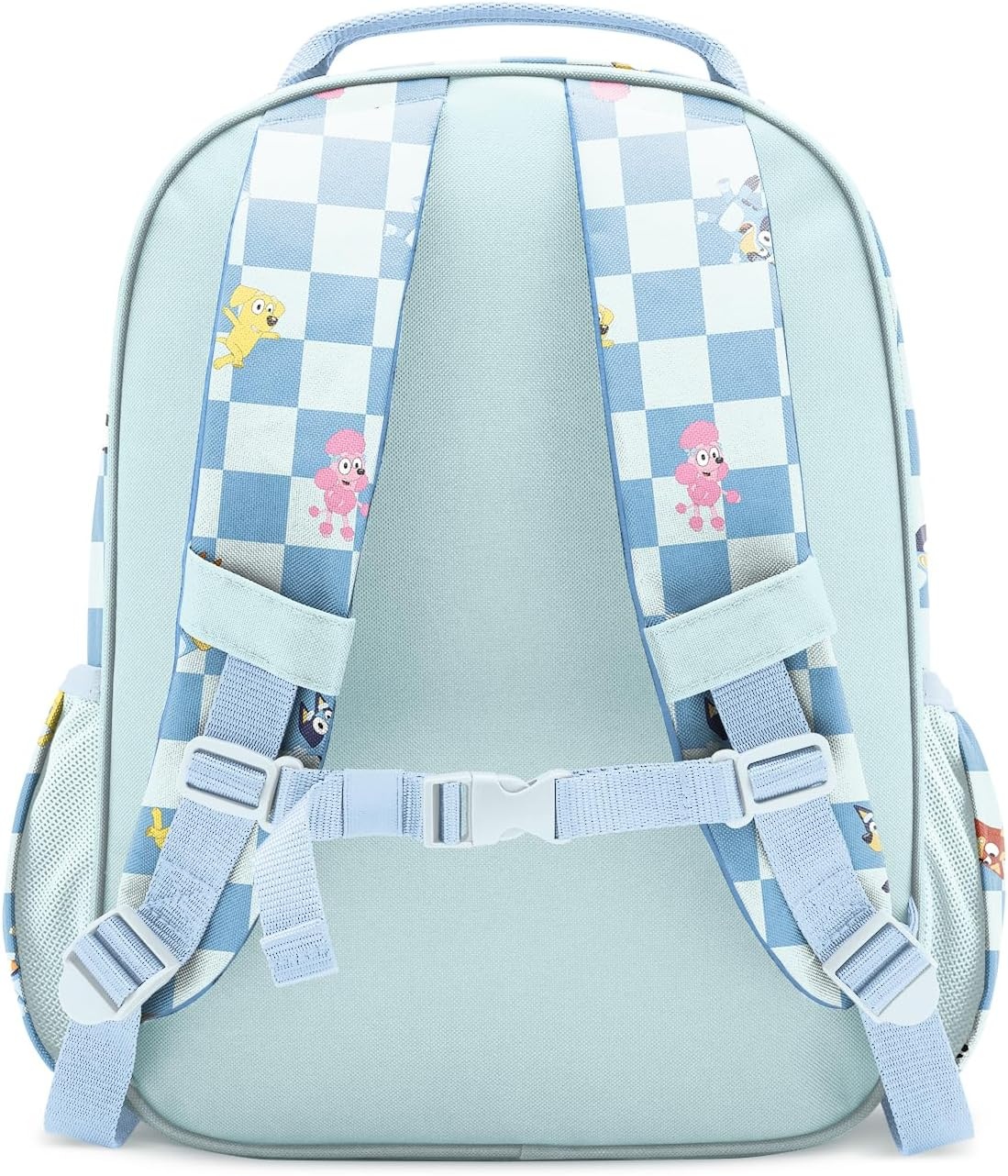 image:imageSimple Modern Medium Bluey Toddler Backpack for School Girls and Boys Kindergarten Elementary Kids Backpack Fletcher Collection Kids 15 tall Bluey SkyBluey Checkmate