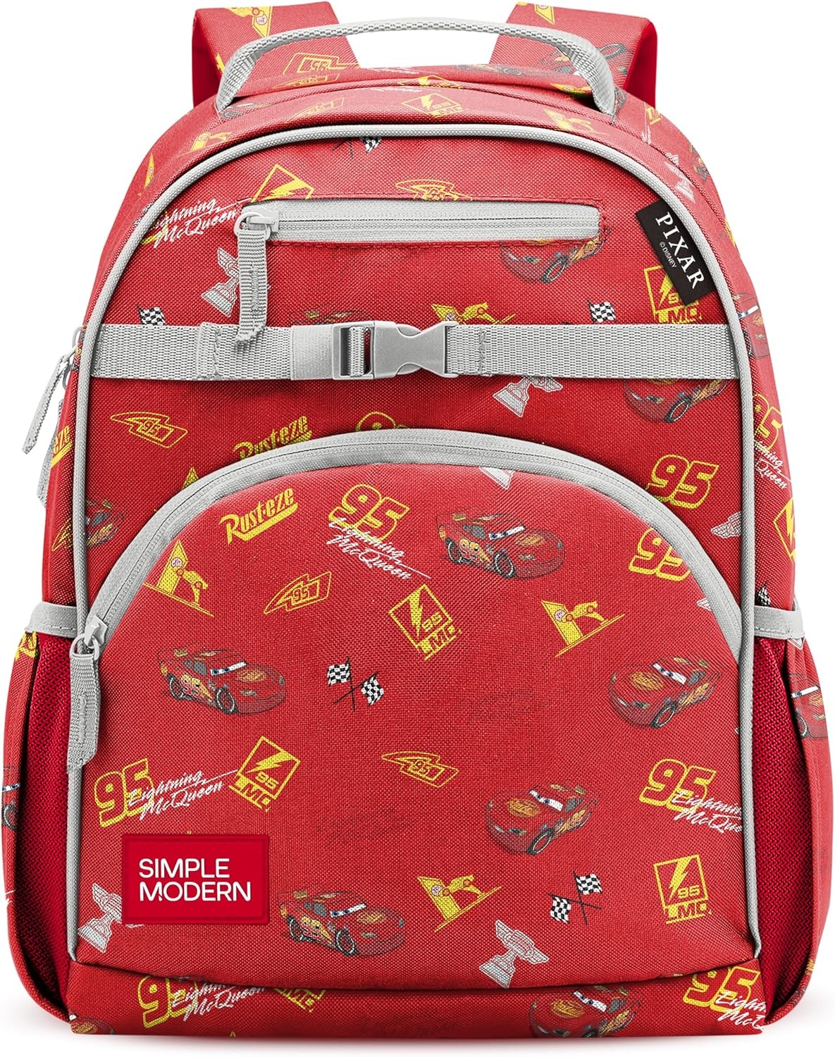 image:imageSimple Modern Medium Bluey Toddler Backpack for School Girls and Boys Kindergarten Elementary Kids Backpack Fletcher Collection Kids 15 tall Bluey SkyDisney Cars Lightning Speed