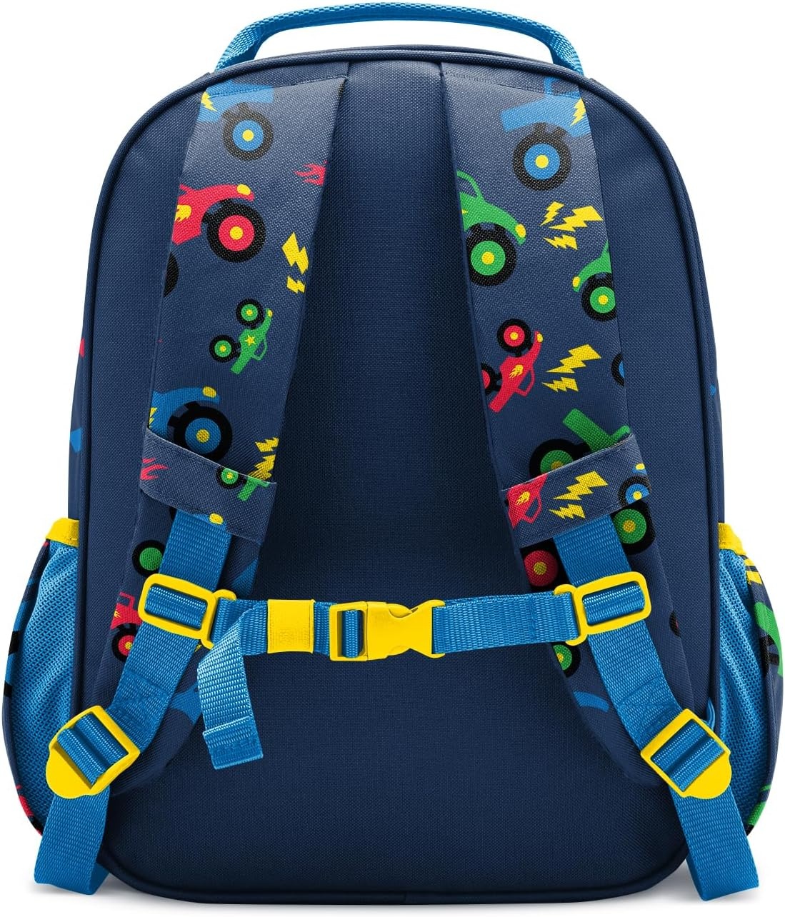image:imageSimple Modern Medium Bluey Toddler Backpack for School Girls and Boys Kindergarten Elementary Kids Backpack Fletcher Collection Kids 15 tall Bluey SkyMonster Truck Rally