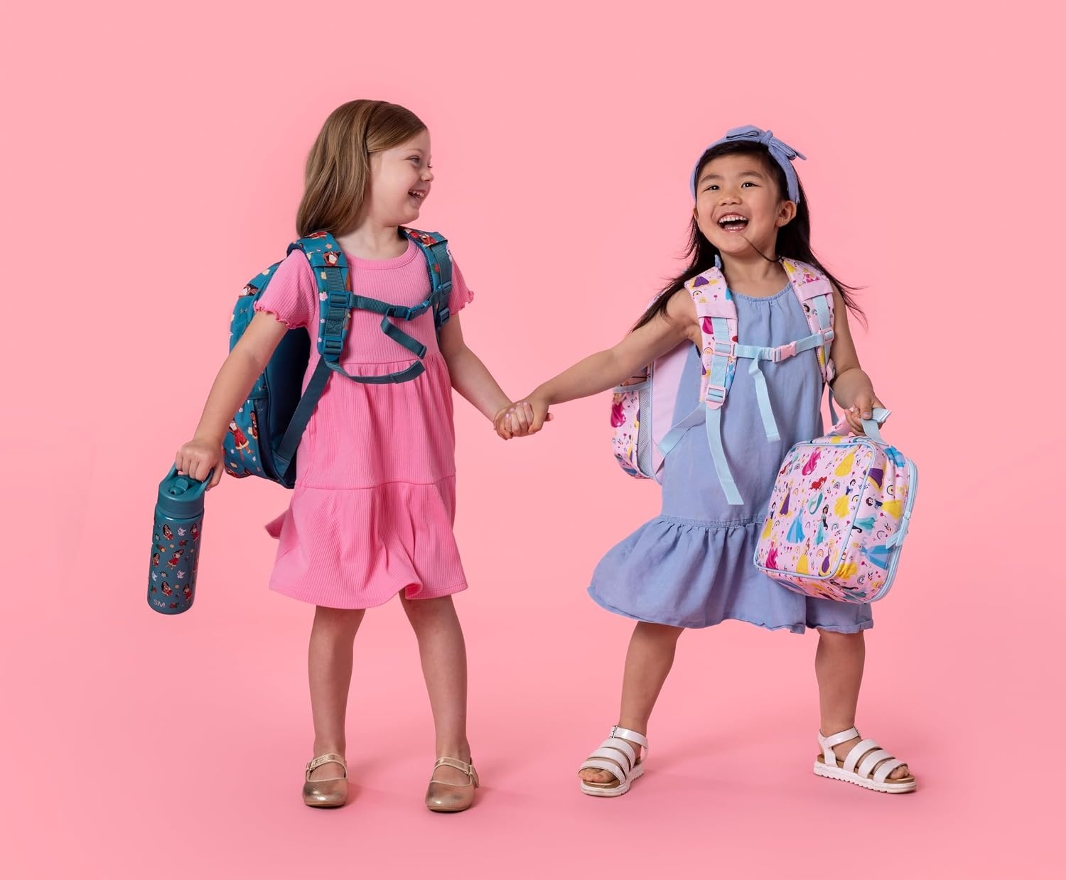 image:imageSimple Modern Medium Bluey Toddler Backpack for School Girls and Boys Kindergarten Elementary Kids Backpack Fletcher Collection Kids 15 tall Bluey SkyDisney Princess Rainbows