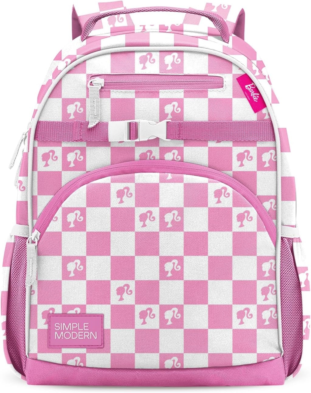 image:imageSimple Modern Medium Bluey Toddler Backpack for School Girls and Boys Kindergarten Elementary Kids Backpack Fletcher Collection Kids 15 tall Bluey SkyBarbie Checkmate