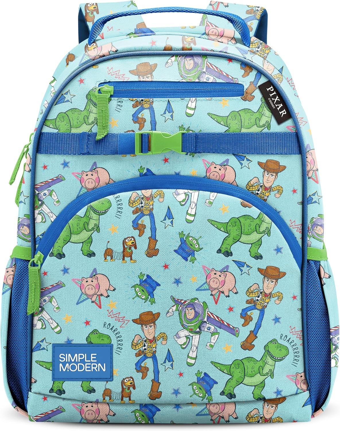 image:imageSimple Modern Medium Bluey Toddler Backpack for School Girls and Boys Kindergarten Elementary Kids Backpack Fletcher Collection Kids 15 tall Bluey SkyDisney Buzz and Woody Adventures