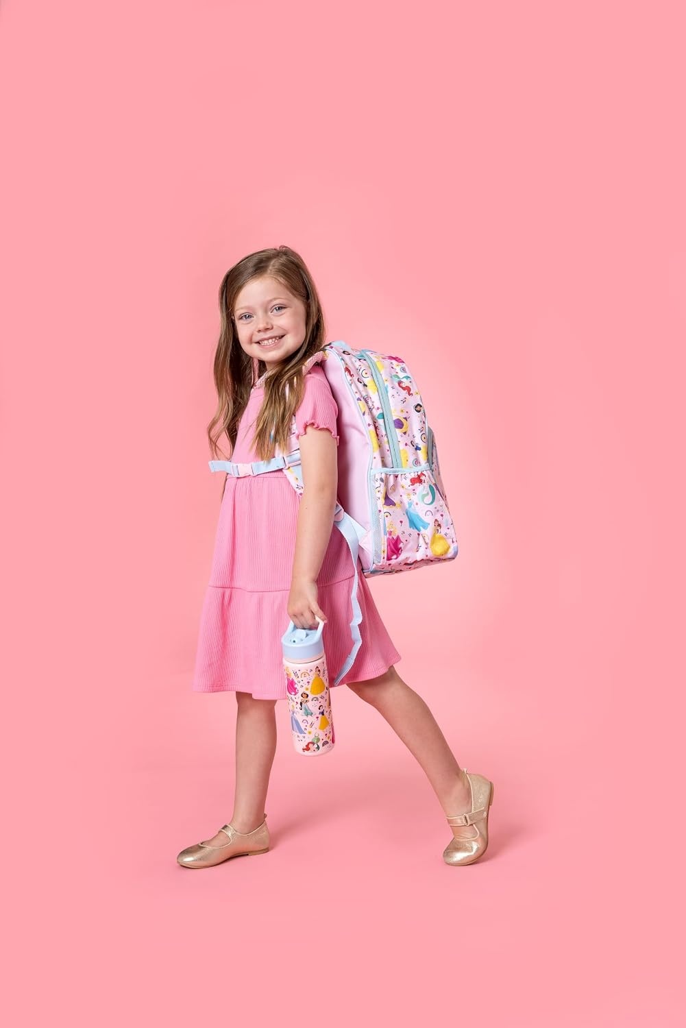 image:imageSimple Modern Medium Bluey Toddler Backpack for School Girls and Boys Kindergarten Elementary Kids Backpack Fletcher Collection Kids 15 tall Bluey SkyDisney Princess Rainbows