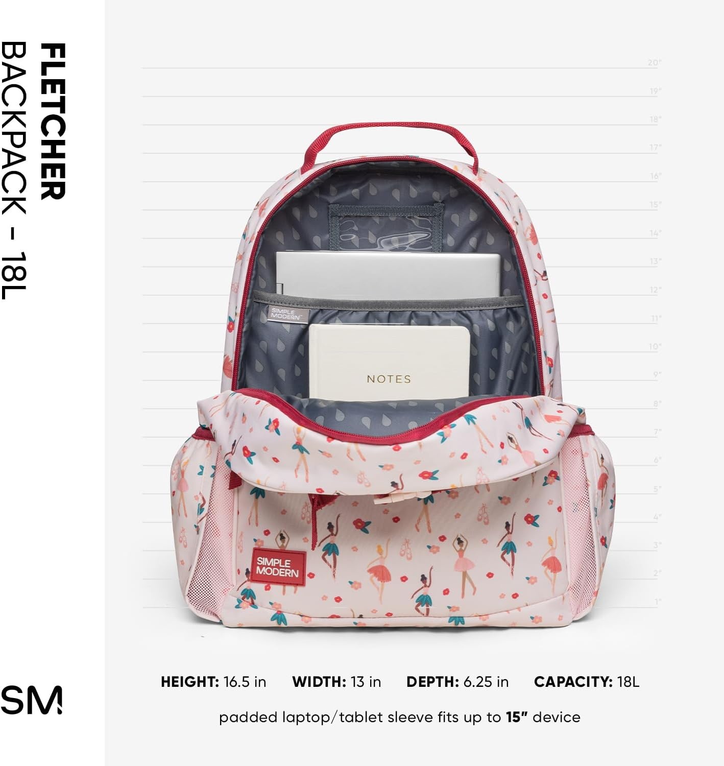 image:imageSimple Modern Medium Bluey Toddler Backpack for School Girls and Boys Kindergarten Elementary Kids Backpack Fletcher Collection Kids 15 tall Bluey SkyDisney Tropical Stitch