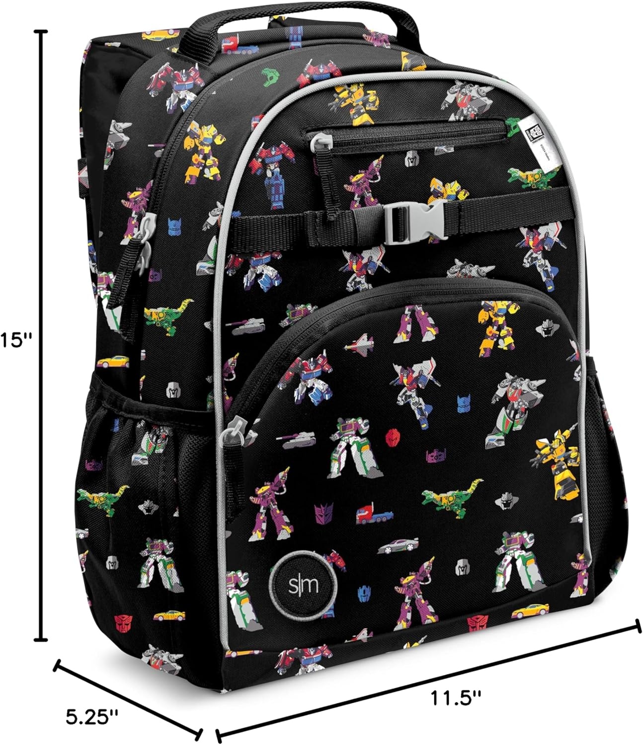 image:imageSimple Modern Medium Bluey Toddler Backpack for School Girls and Boys Kindergarten Elementary Kids Backpack Fletcher Collection Kids 15 tall Bluey SkyTransformers Block Nation