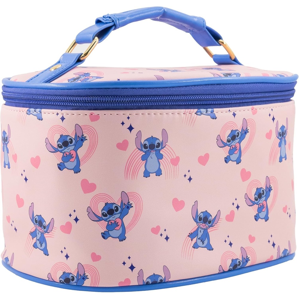 image:imageBluey Makeup Bag Makeup Organizer Travel Toiletry Bag for Women amp Girls Cute Cosmetic Bag Train Case for Kids Travel Bag Toiletry Bag for Women Make up Storage Ages 3Stitch