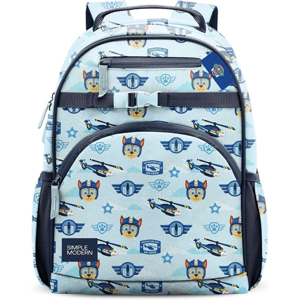 image:imageSimple Modern Medium Bluey Toddler Backpack for School Girls and Boys Kindergarten Elementary Kids Backpack Fletcher Collection Kids 15 tall Bluey SkyPaw Patrol Helicopter Chase