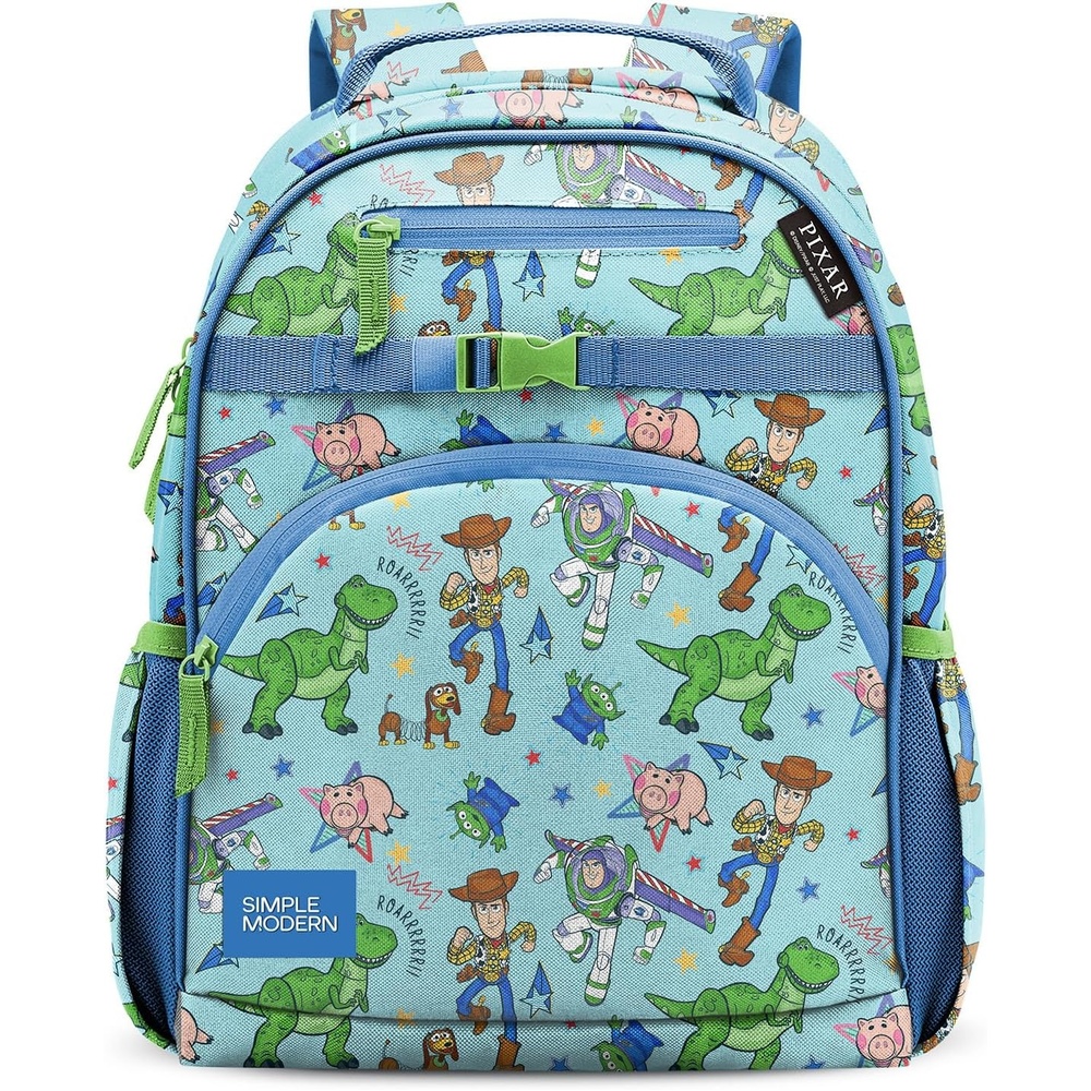 image:imageSimple Modern Medium Bluey Toddler Backpack for School Girls and Boys Kindergarten Elementary Kids Backpack Fletcher Collection Kids 15 tall Bluey SkyDisney Buzz and Woody Adventures
