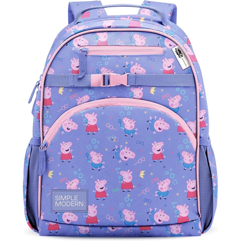 image:imageSimple Modern Medium Bluey Toddler Backpack for School Girls and Boys Kindergarten Elementary Kids Backpack Fletcher Collection Kids 15 tall Bluey SkyPeppa Pig Bubbles