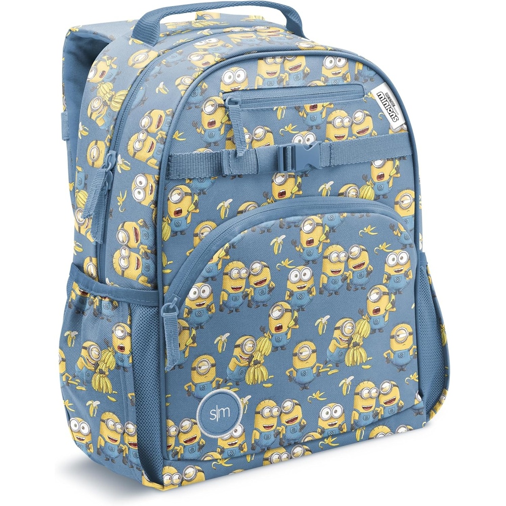 image:imageSimple Modern Medium Bluey Toddler Backpack for School Girls and Boys Kindergarten Elementary Kids Backpack Fletcher Collection Kids 15 tall Bluey SkyMinions Unite
