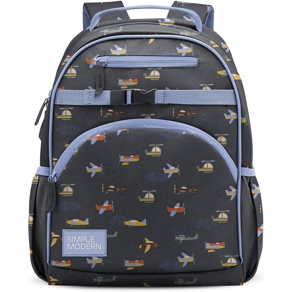 image:imageSimple Modern Medium Bluey Toddler Backpack for School Girls and Boys Kindergarten Elementary Kids Backpack Fletcher Collection Kids 15 tall Bluey SkyWheels Up