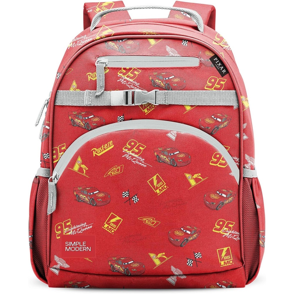image:imageSimple Modern Medium Bluey Toddler Backpack for School Girls and Boys Kindergarten Elementary Kids Backpack Fletcher Collection Kids 15 tall Bluey SkyDisney Cars Lightning Speed