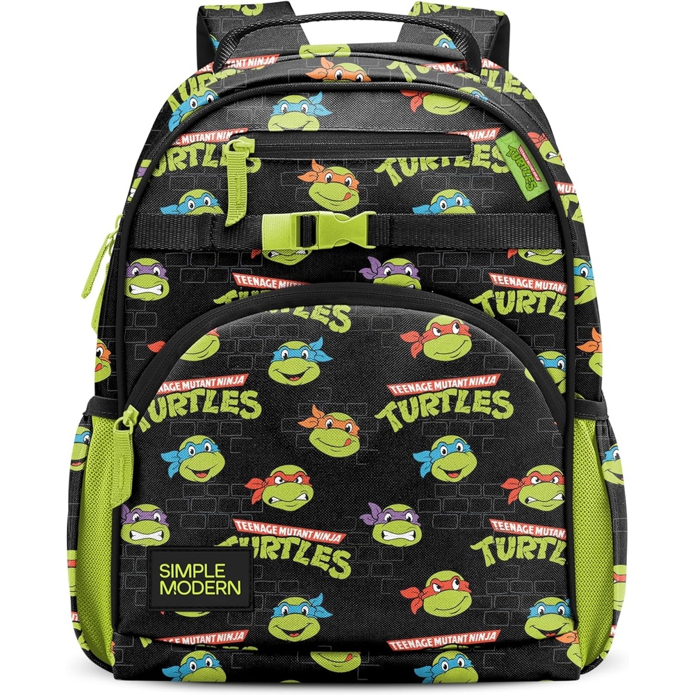 image:imageSimple Modern Medium Bluey Toddler Backpack for School Girls and Boys Kindergarten Elementary Kids Backpack Fletcher Collection Kids 15 tall Bluey SkyTmnt Turtles Unite