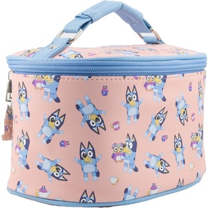 Bluey Makeup Bag – Makeup Organizer, Travel Toiletry Bag for Women & Girls | Cute Cosmetic Bag, Train Case for Kids, Travel Bag, Toiletry Bag for Women, Make up Storage | Ages 3+(Bluey)