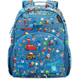 Simple Modern Medium Bluey Toddler Backpack for School Girls and Boys | Kindergarten Elementary Kids Backpack | Fletcher Collection | Kids – 15″ tall | Bluey Sky(Disney: Pixar Mashup on Blue)