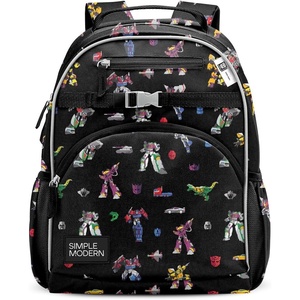 Simple Modern Medium Bluey Toddler Backpack for School Girls and Boys | Kindergarten Elementary Kids Backpack | Fletcher Collection | Kids – 15″ tall | Bluey Sky(Transformers: Block Nation)