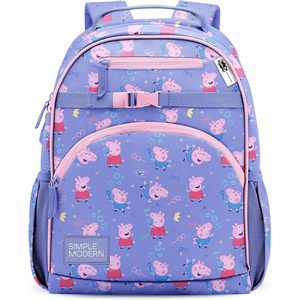 Simple Modern Medium Bluey Toddler Backpack for School Girls and Boys | Kindergarten Elementary Kids Backpack | Fletcher Collection | Kids – 15″ tall | Bluey Sky(Peppa Pig: Bubbles)