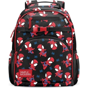 Simple Modern Medium Bluey Toddler Backpack for School Girls and Boys | Kindergarten Elementary Kids Backpack | Fletcher Collection | Kids – 15″ tall | Bluey Sky(Marvel: Go Spidey Go)