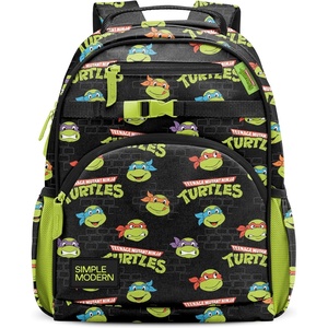 Simple Modern Medium Bluey Toddler Backpack for School Girls and Boys | Kindergarten Elementary Kids Backpack | Fletcher Collection | Kids – 15″ tall | Bluey Sky(Tmnt: Turtles Unite)