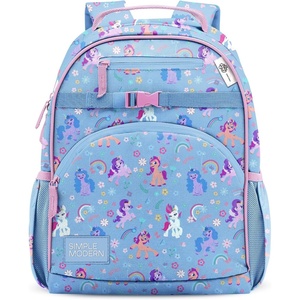 Simple Modern Medium Bluey Toddler Backpack for School Girls and Boys | Kindergarten Elementary Kids Backpack | Fletcher Collection | Kids – 15″ tall | Bluey Sky(My Little Pony: Garden of Rainbows)