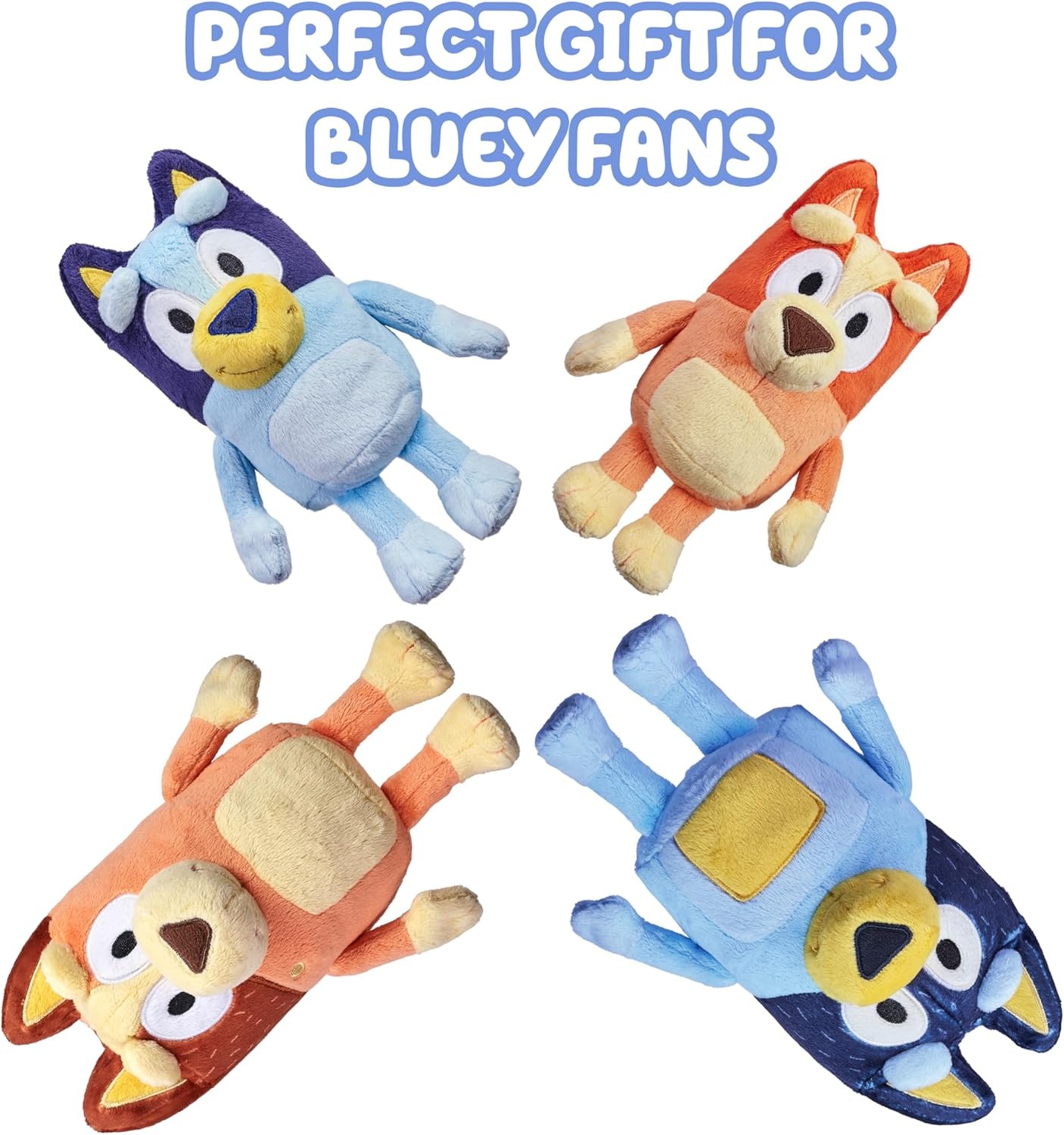 image:imageBluey Friends 3 Pack Plush Toys Winton Honey and MackenzieBluey Bingo Bandit Chilli