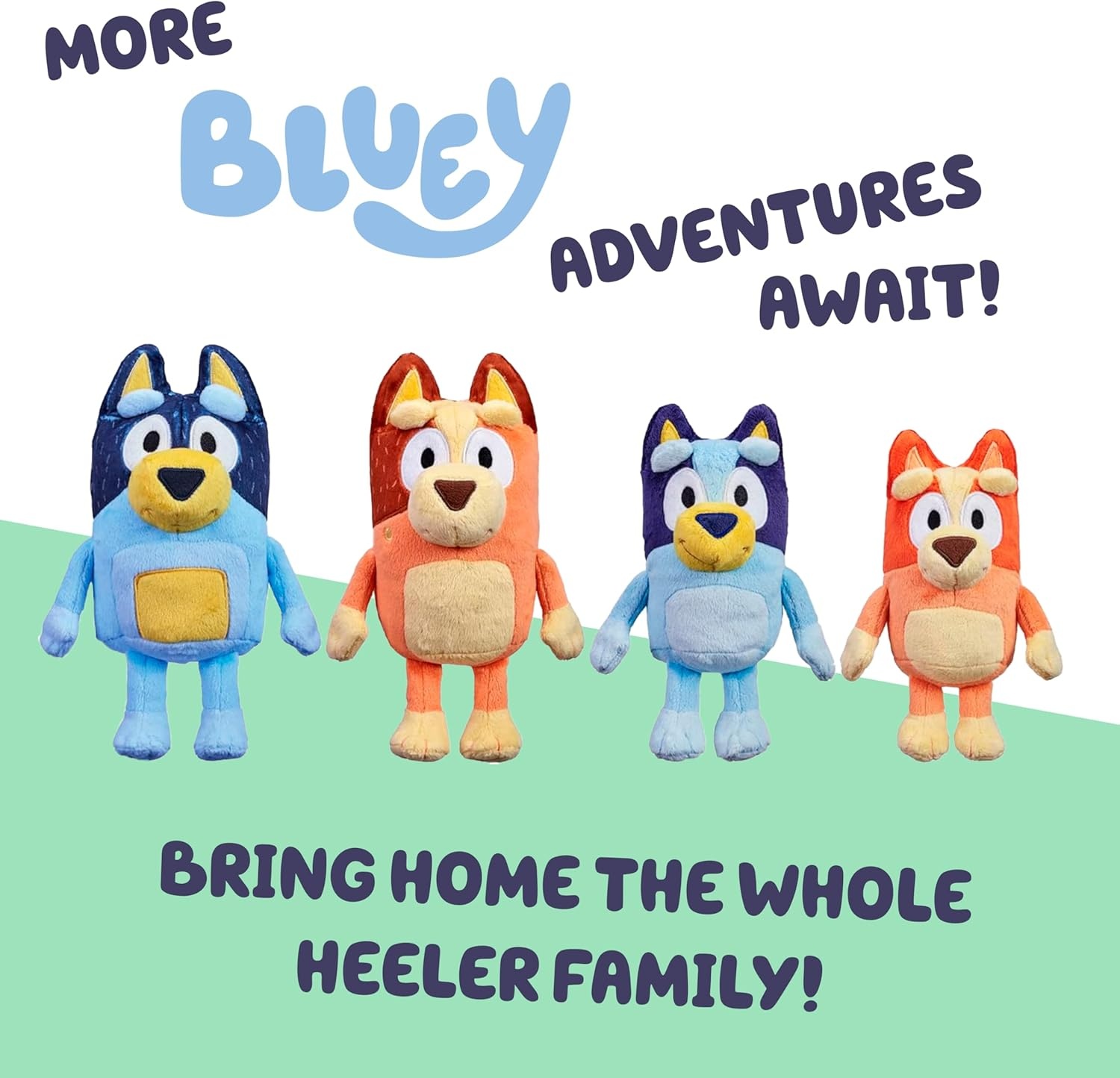 image:imageBluey Friends 3 Pack Plush Toys Winton Honey and MackenzieFloppy and Turtleboy