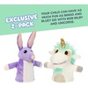 Bluey Friends 3 Pack Plush Toys, Winton, Honey and Mackenzie(Unicorse & Bob Bilby Puppets)