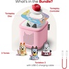 Toniebox 2 Audio Player Speaker Bundle for Kids 3+ with Bluey, Bingo, and Muffin Figurines and Tonieplay Game & Controller – Cloud Pink(Cloud Pink)