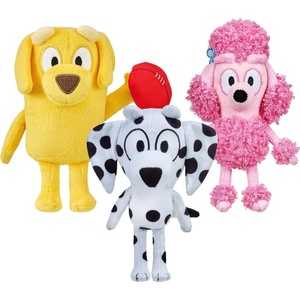 Bluey Friends 3 Pack Plush Toys, Winton, Honey and Mackenzie(Lucky  Chloe  & Coco)