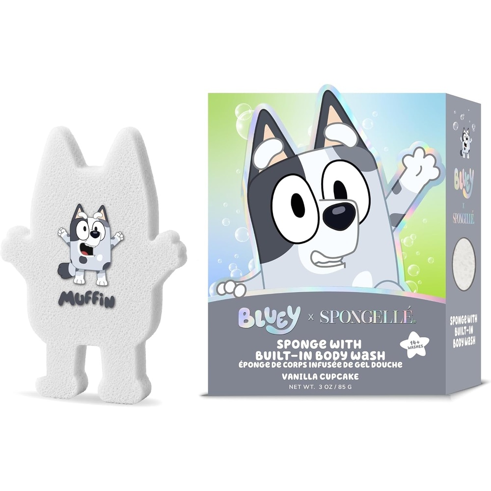 image:imageSpongelle Muffin Vanilla Cupcake Body Buffer Bluey
