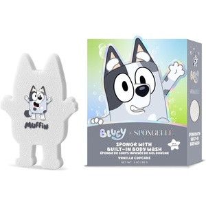 Spongelle Muffin – Vanilla Cupcake Body Buffer | Bluey